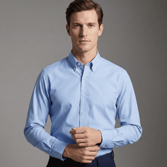 Classic Fit Stretch-Popelin-Hemd