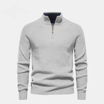 Reißverschlusskragen-Pullover