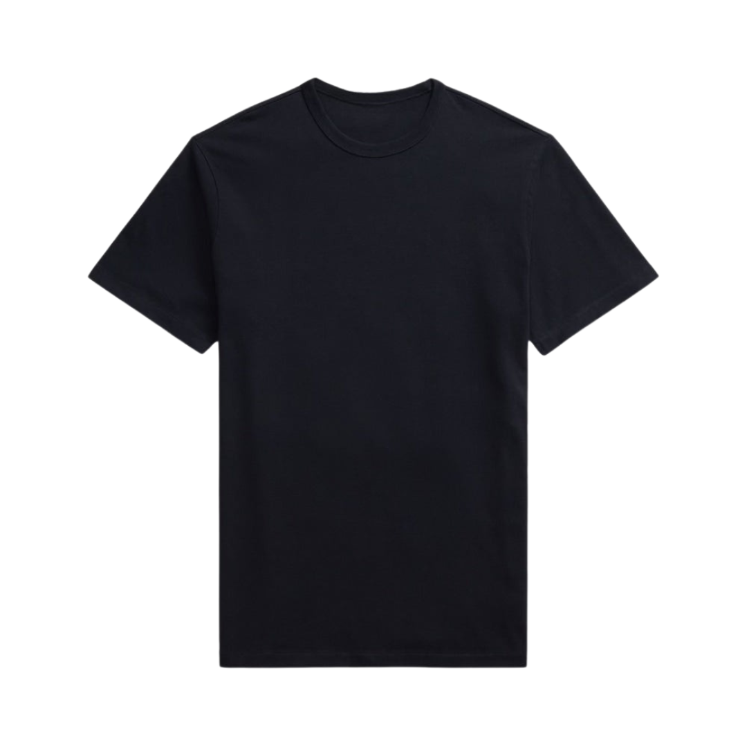 Jersey-Rundhals-T-Shirt