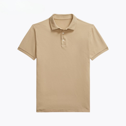 Custom Slim Fit Stretch-Mesh-Poloshirt