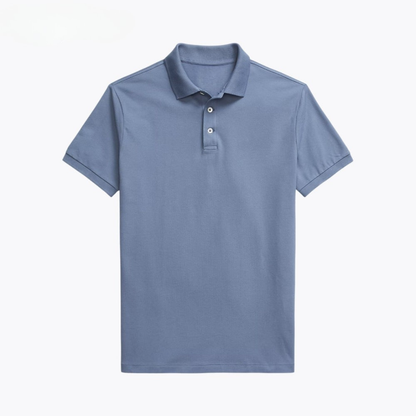 Custom Slim Fit Stretch-Mesh-Poloshirt